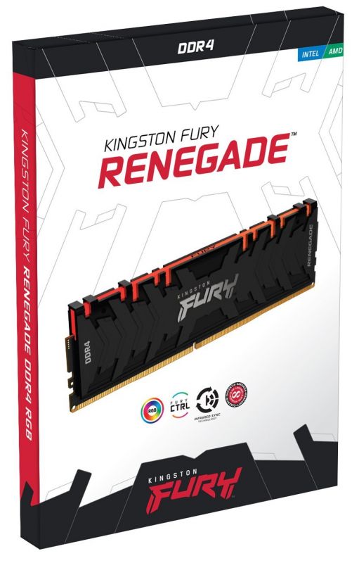 Модуль пам`яті DDR4 2x8GB/3600 Kingston Fury Renegade RGB (KF436C16RBAK2/16)