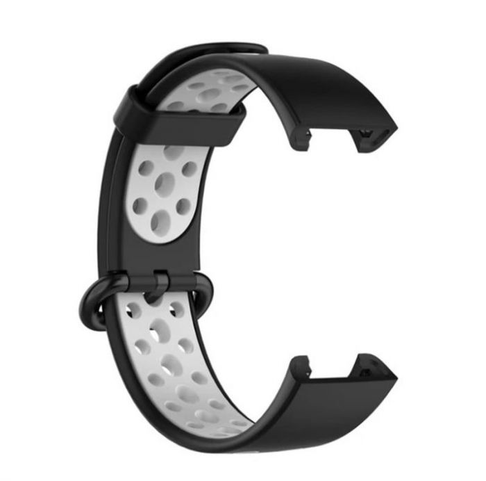 Ремінець BeCover Vents Style для Xiaomi Redmi Smart Band 2 Black-Gray (709422)