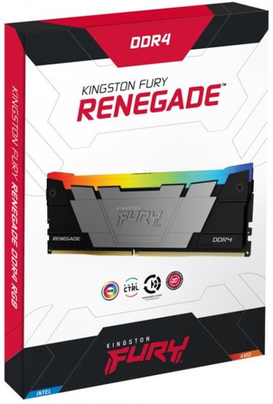 Модуль пам`яті DDR4 8GB/3600 Kingston Fury Renegade RGB (KF436C16RB2A/8)