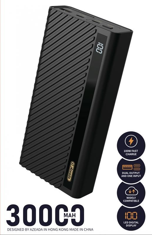 Універсальна мобільна батарея Proda PD-P106 30000mAh Black (PD-P106-BK)