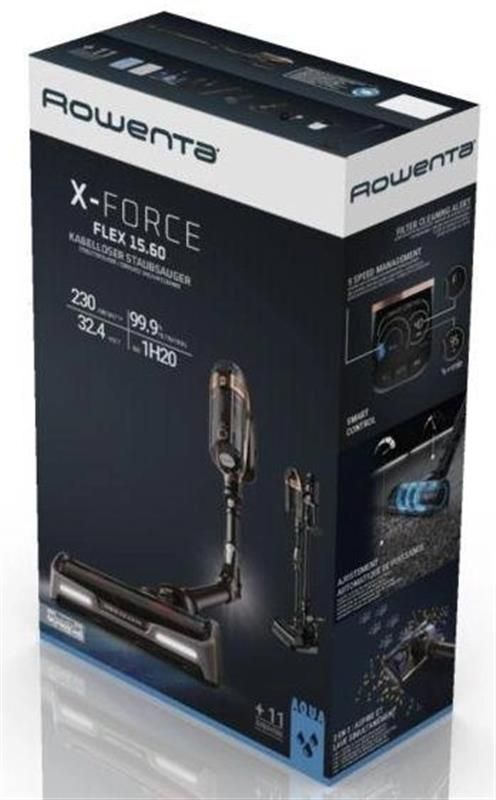 Акумуляторний пилосос Rowenta X-Force Flex 15.60 Aqua RH99G1WO