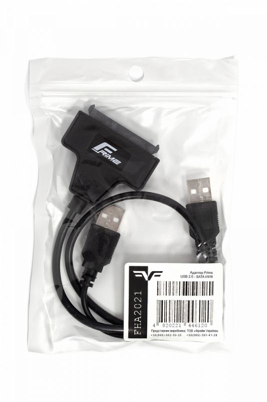 Адаптер Frime USB 2.0 - SATA I/II/III (FHA2021)