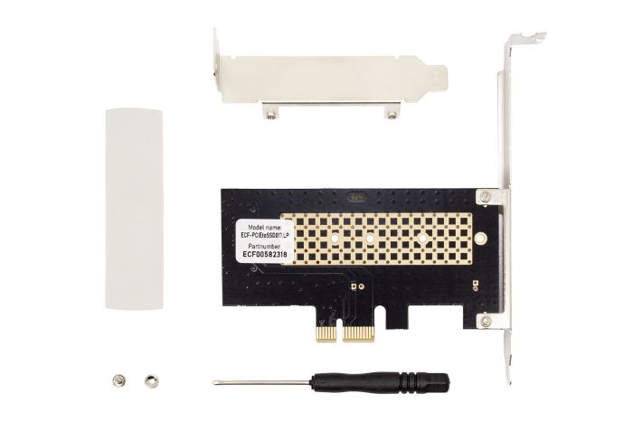 Адаптер Frime (ECF-PCIEtoSSD017.LP) PCI-Ex1-M.2 (M Key) NVMe