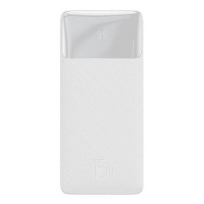 Універсальна мобільна батарея Baseus Bipow 20000mAh 15W White (PPBD050102) (1283126558719)