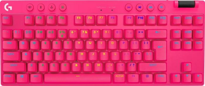 Клавiатура Logitech G PRO X TKL Lightspeed Magenta (920-012159)