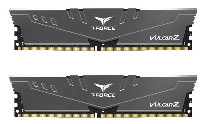 Модуль пам`ятi DDR4 2x4/2666 Team T-Force Vulcan Grey (TLZGD48G2666HC15BDC01)