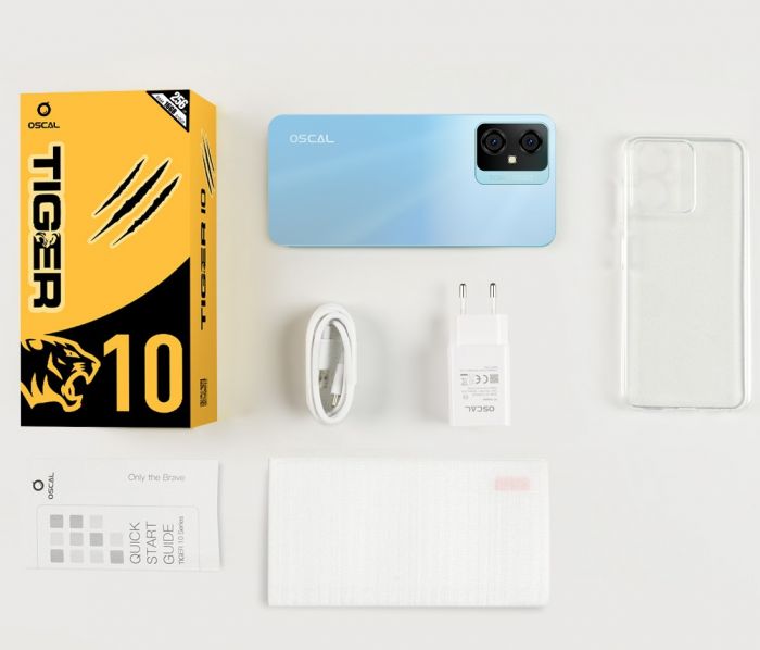 Смартфон Oscal Tiger 10 8/256GB Dual Sim Summer Sky Blue