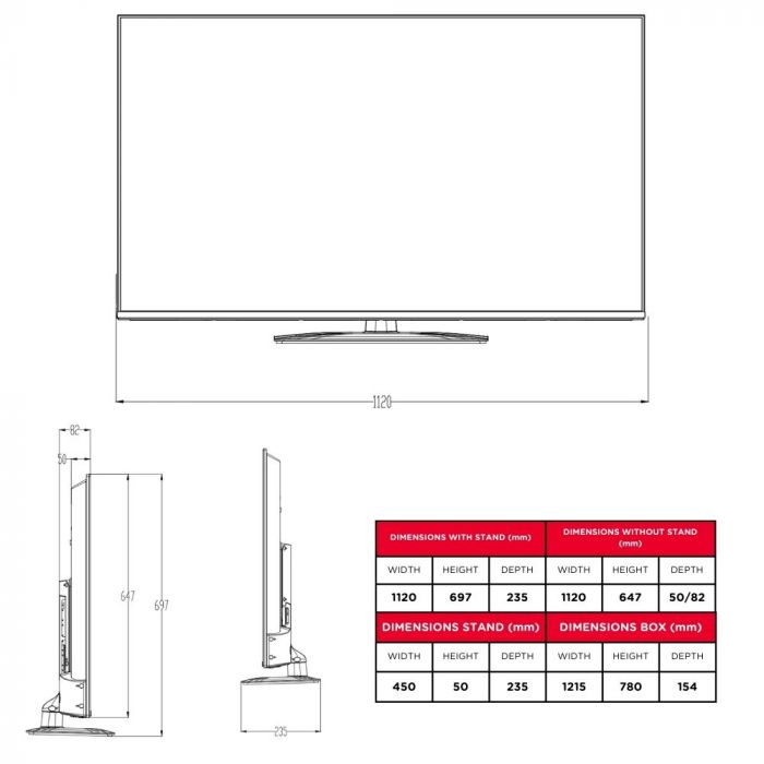 Телевiзор Aiwa LED-508UHD