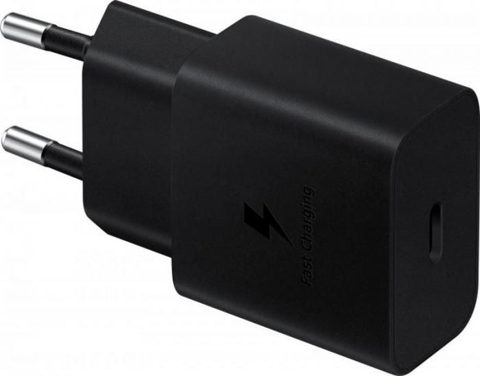 Мережевий зарядний пристрій Samsung EP-T1510X Black, 1хUSB Type-C, 15W (EP-T1510NBEGEU)