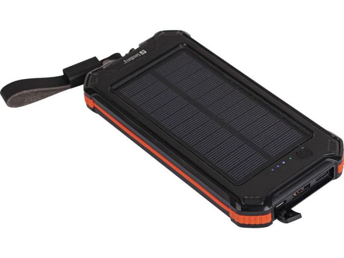 Універсальна мобільна батарея Sandberg 3in1 Solar Powerbank 10000mAh Black (420-72)