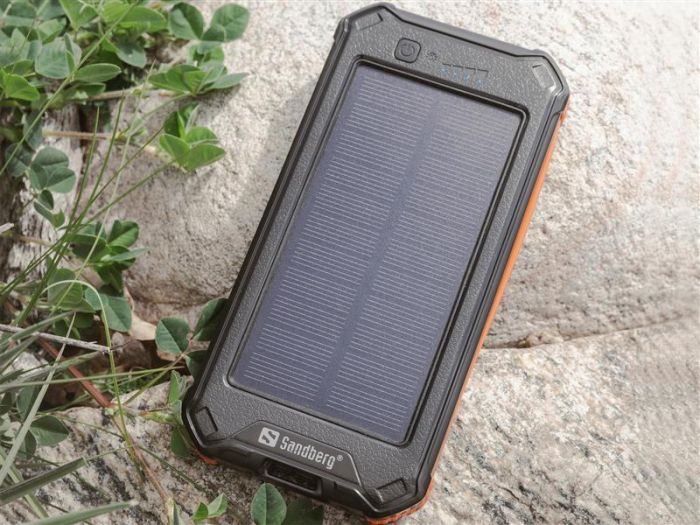 Універсальна мобільна батарея Sandberg 3in1 Solar Powerbank 10000mAh Black (420-72)