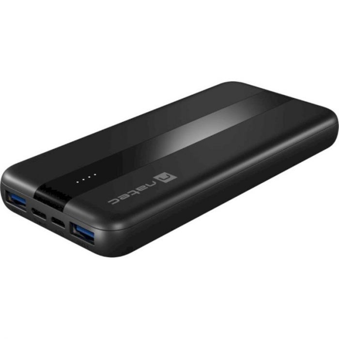 Універсальна мобільна батарея Natec Trevi Slim Q 10000mAh Black (NPB-1923)