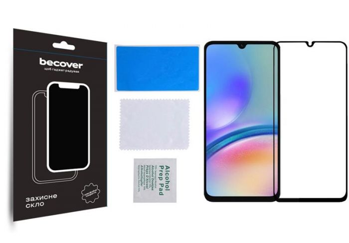 Захисне скло BeCover для Samsung Galaxy A05 SM-A055/A05s SM-A057 Black (710157)