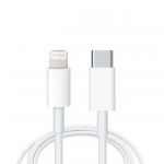 Кабель Apple Woven Charge USB Type-C - Lightning (M/M), 1м, White (K28351)