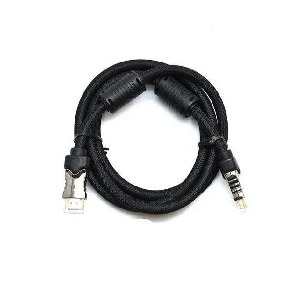 Кабель Gresso H3003 HDMI - HDMI (M/M), 2 фериту, обплетення, 15м, круглий (2000700002135)