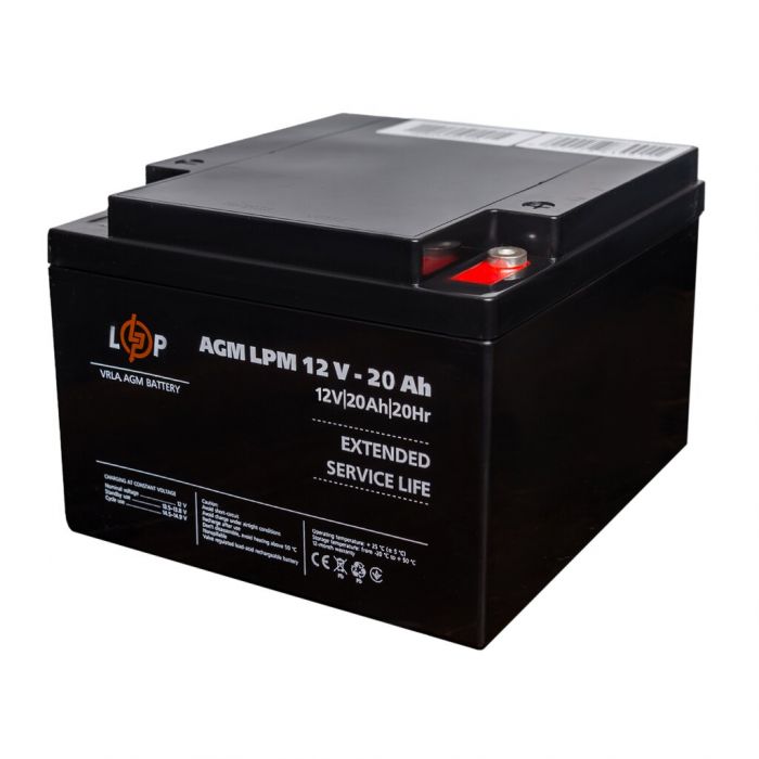 Акумуляторна батарея LogicPower LPM 12V 20AH AGM