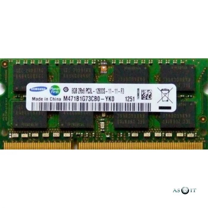 Модуль пам`ятi SO-DIMM 8GB/1600 DDR3L Samsung (M471B1G73CB0-YK0)