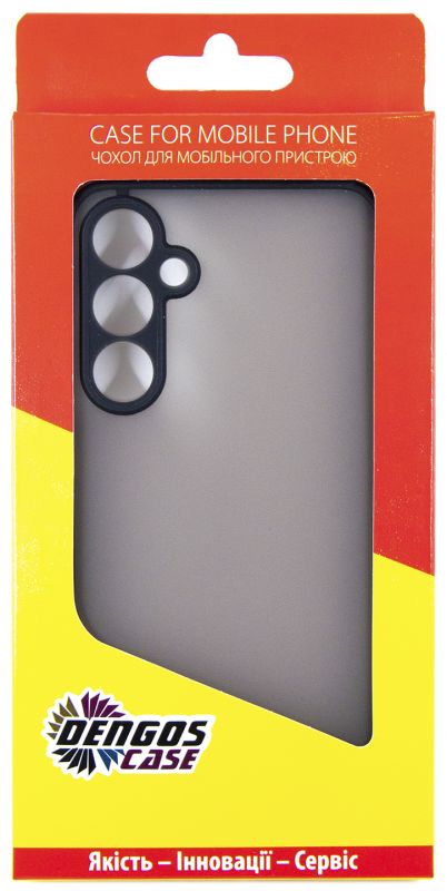 Чохол-накладка Dengos Matte для Samsung Galaxy S23 FE SM-S711 Black (DG-TPU-MATT-131)