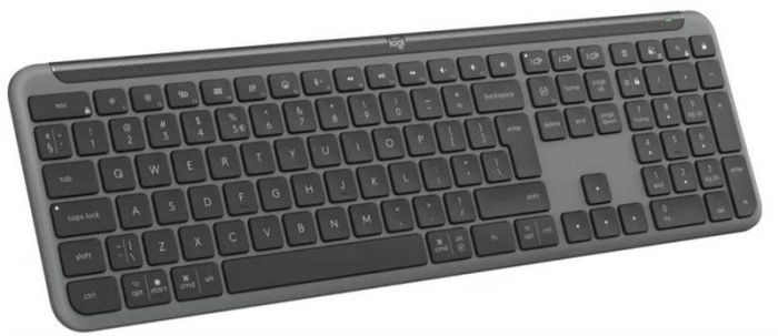 Клавiатура бездротова Logitech Signature Slim K950 US Graphite USB (920-012465)