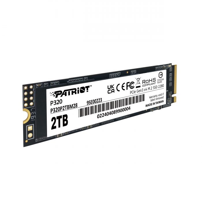 Накопичувач SSD 2TB Patriot P320 M.2 2280 PCIe 3.0 x4 NVMe TLC (P320P2TBM28)