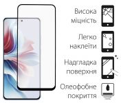 Захисне скло Dengos для Oppo Reno 11F Black Full Glue (TGFG-359)