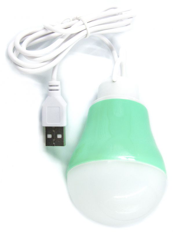 Комплект LED-ламп: світильник з вбудованим акумулятором 5V, 60W та USB LED лампа 5V, 5W з кабелем 1м (DG-2LED-02)