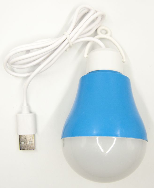 Комплект LED-ламп: світильник з вбудованим акумулятором 5V, 60W та USB LED лампа 5V, 5W з кабелем 1м (DG-2LED-01)