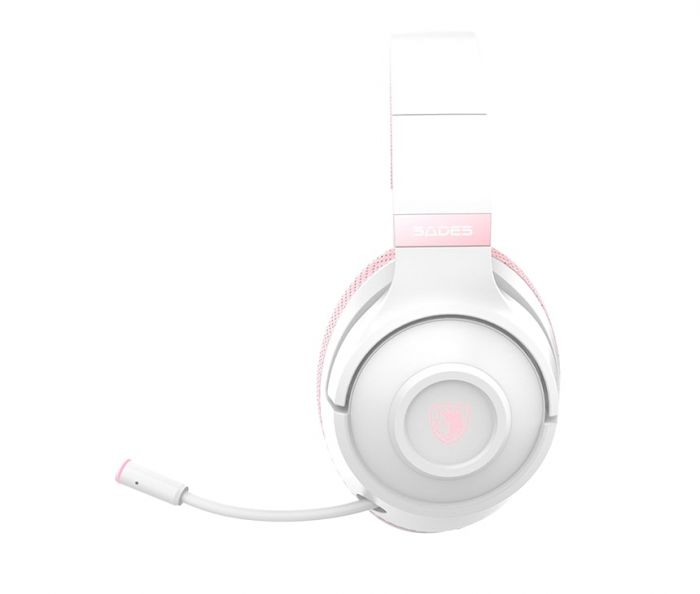 Bluetooth-гарнітура Sades SA-205 Whisper White/Pink (sa205whp)