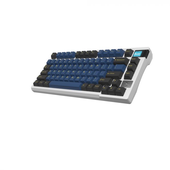 Клавіатура бездротова Motospeed Darmoshark K8 Gateron Silver Pro Black-Blue (dmk8bgspro)