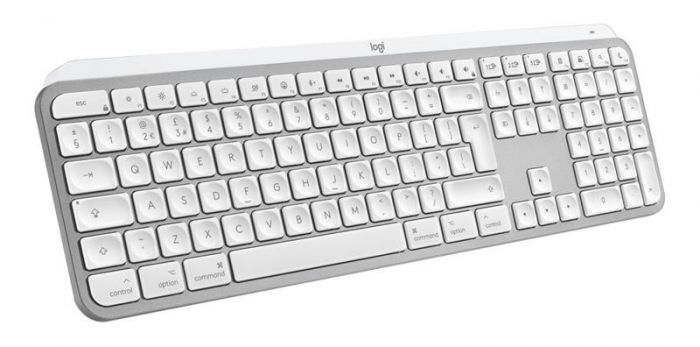 Клавiатура бездротова Logitech MX Keys S for Mac Pale Grey (920-011638)