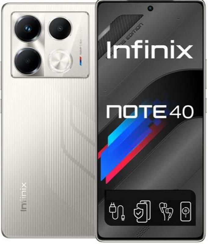 Смартфон Infinix Note 40 X6853 8/256GB Dual Sim Racing Grey