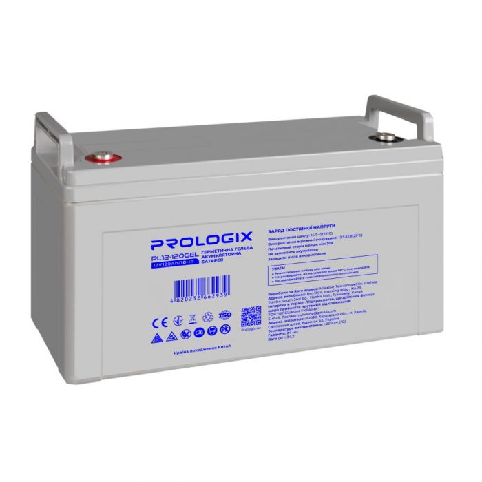 Акумуляторна батарея Prologix 12V 120AH (PL12-120GEL) GEL