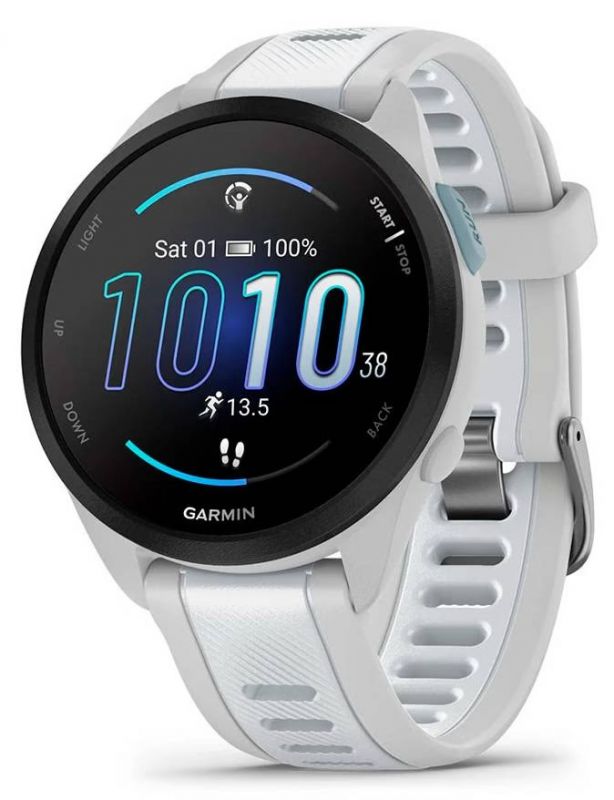 Смарт-годинник Garmin Forerunner 165 Mist Gray/Whitestone (010-02863-A1)