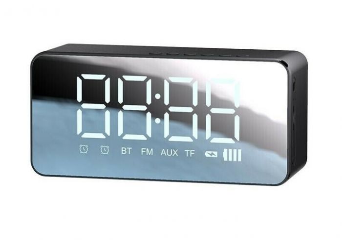 Настільний годинник Usams US-YX007 Multi-functional Alarm Clock Black (YX7LY01)