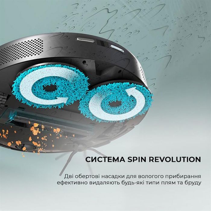 Робот-пилосос Cecotec Conga 11090 Spin Revolution Home&Wash (CCTC-08105)