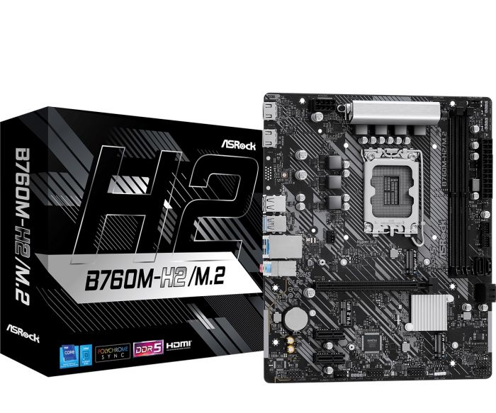 Материнська плата ASRock B760M-H2/M.2 Socket 1700