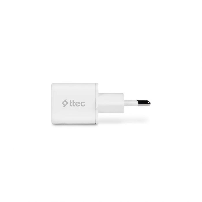 Мережевий зарядний пристрій Ttec SmartCharger USB-C /20Вт White (2SCP01B)