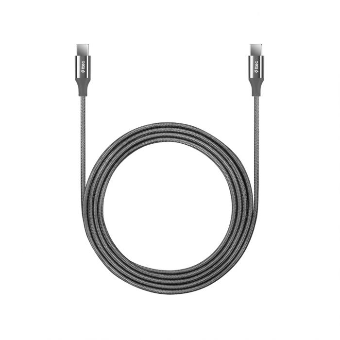 Кабель Ttec AlumiCable USB Type-C - USB Type-C (M/M), 1.5 м, Dark-Gray (2DK53UG)