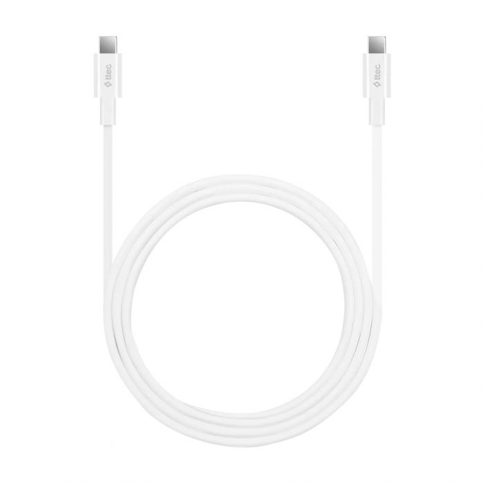 Кабель Ttec USB Type-C - USB Type-C (M/M), 2 м, White (2DK45B)