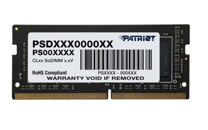 Модуль пам`яті SO-DIMM 8GB/2666 DDR4 Patriot (PSD48G26662S)