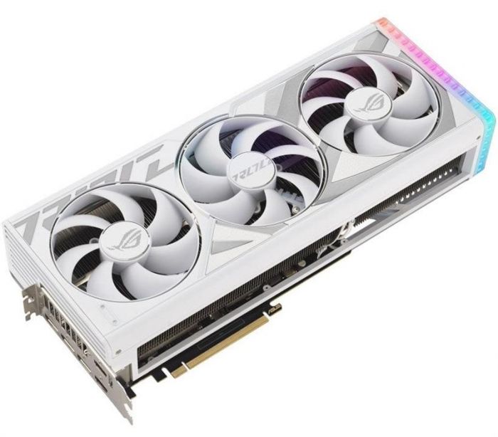 Відеокарта GF RTX 4080 Super 16GB GDDR6X ROG Strix Gaming OC White Asus (ROG-STRIX-RTX4080S-O16G-WHITE)