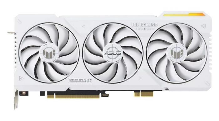 Відеокарта GF RTX 4070 Ti Super 16GB GDDR6X TUF Gaming BTF White Asus (TUF-RTX4070TIS-16G-BTF-WHITE)