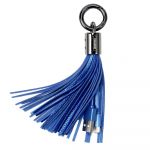 Кабель Remax RC-053i Tassel Ring USB - Lightning (M/M), 0.15 м, Blue (6954851260165)