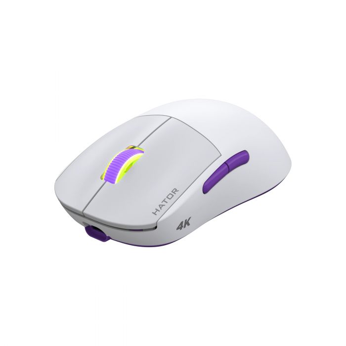 Миша бездротова Hator Quasar 2 Ultra 4K Wireless White/Lilac (HTM571WL)