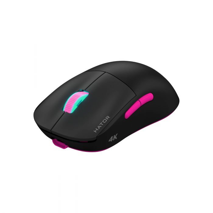 Миша бездротова Hator Quasar 2 Ultra 4K Wireless Black/Pink (HTM570BP)