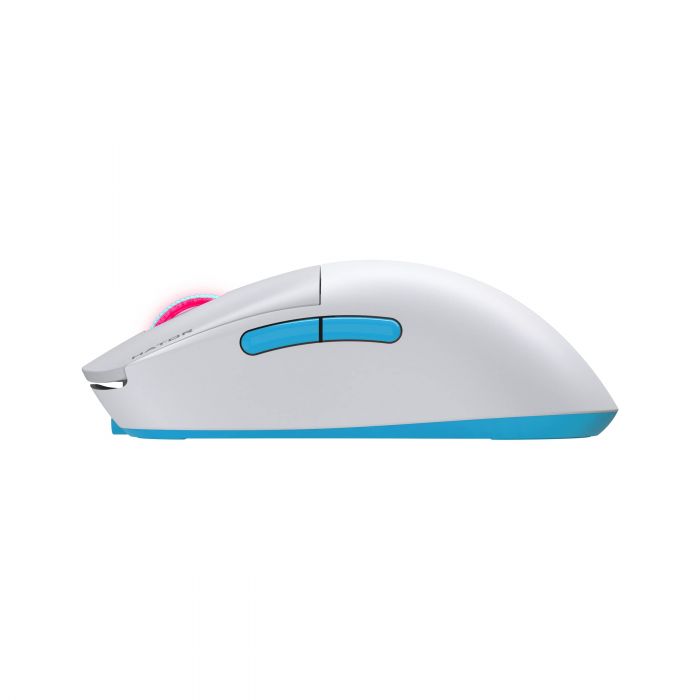 Миша бездротова Hator Quasar 2 Pro Wireless White/Cyan (HTM561WC)