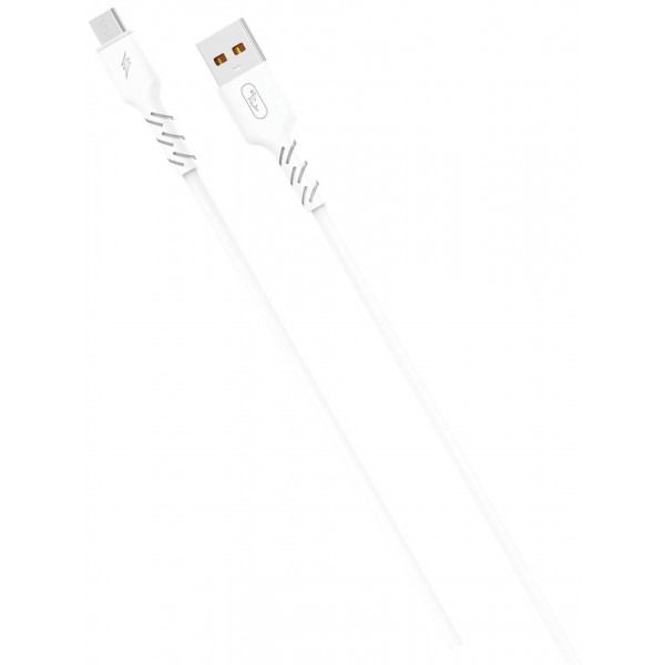 Кабель SkyDolphin S07V TPE High Elastic Line USB - micro USB (M/M), 1 м, White (SDUSB-000597)