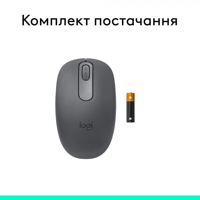 Миша бездротова Logitech M196 Graphite (910-007459)