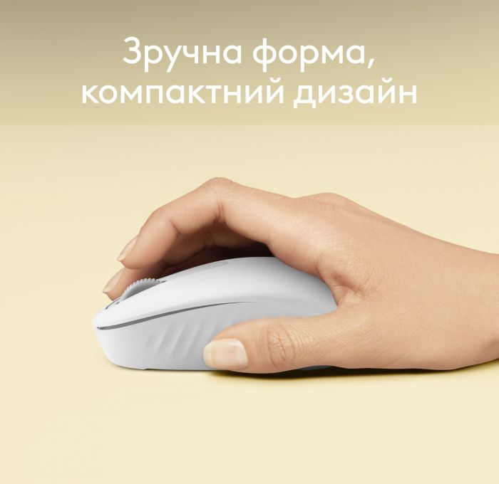 Миша бездротова Logitech M196 Off White (910-007460)