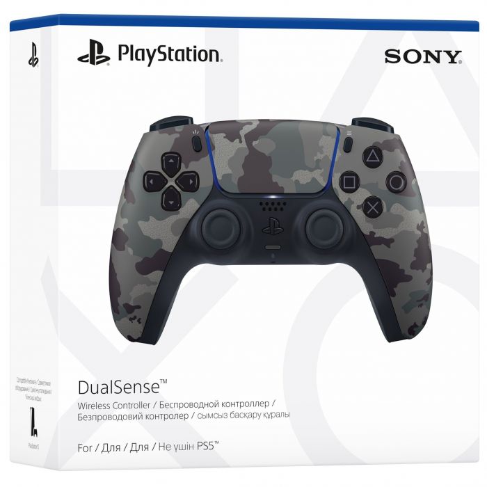 Геймпад бездротовий Sony PlayStation DualSense для PS5 Grey Cammo (9423799)